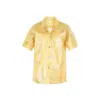 Etro Nylon Printed Shirt Women In Yellow