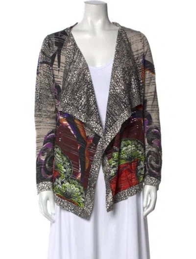Pre-owned Etro Nylon Printed Sweater In Neutrals