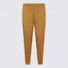 Etro Cropped Trousers With Side And Back Pockets In Yellow