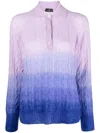 Etro Pullover Mit Ombre-effekt In Purple