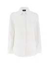 Etro Optical White Blouse With Classic Collar