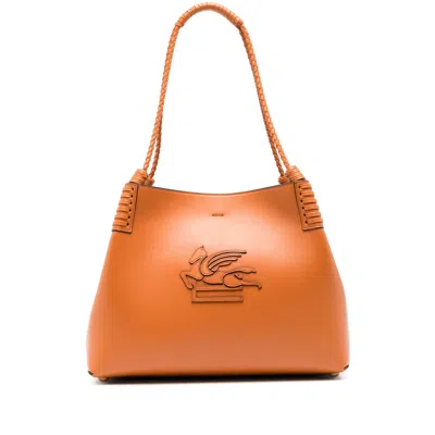 ETRO ORANGE TOTE BAGS