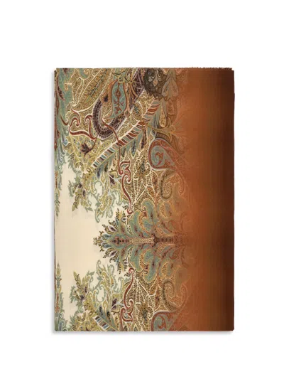 Etro Orfeo Modal Scarf In Brown