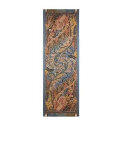Etro Cashmere And Silk Scarf With Paisley Print In Multi