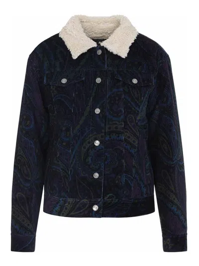 ETRO CHAQUETA CASUAL - AZUL