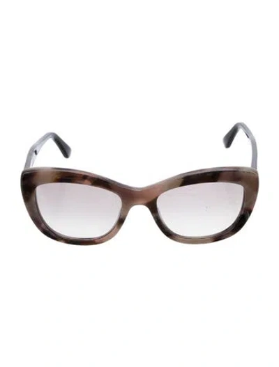 Pre-owned Etro Oversize Eyeglasses In Brown