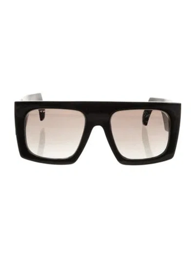 Pre-owned Etro Oversize Gradient Sunglasses In Black
