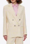 Etro Oversized Double-breasted Blazer In Multicolor