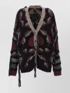 Etro Women Fringed Oversized Cardigan In Multi