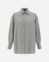Etro Floral Jacquard Oversized Shirt With Asymmetrical Hem