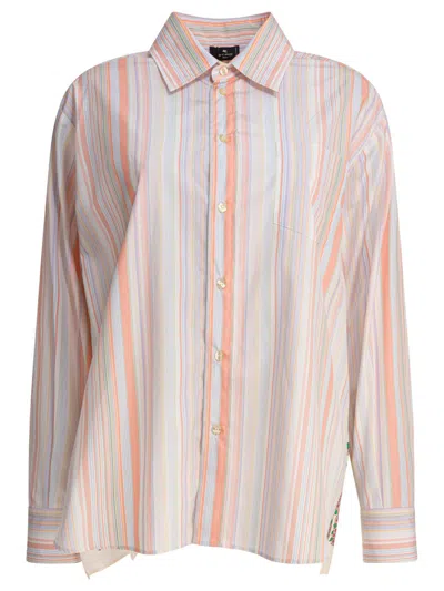ETRO ETRO OVERSIZED STRIPED SHIRT