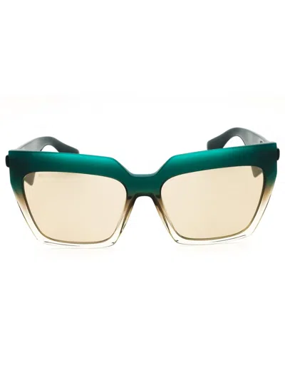 Etro Oversized Women's Plastic Sunglasses In Green