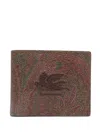 Etro Pagaso-motif Printed Wallet In 褐色