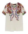 Etro Paisey-print Crewneck T-shirt In Multi