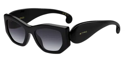 Etro Paisley 807/9o Women's Sunglasses Black Size 53
