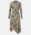 Etro Paisley Print Dress In Multi