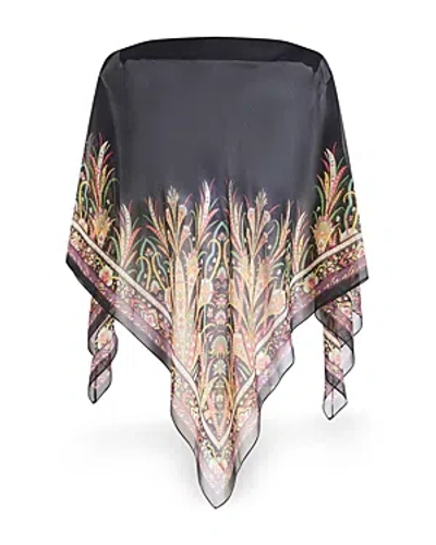 Etro Paisley Beach Cover-up In Print On Black