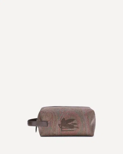 Etro Paisley Beauty With Pegaso In Brown