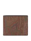 Etro Paisley Bifold Arnica Wallet In Multi