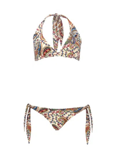 Etro Paisley Bikini In Multi