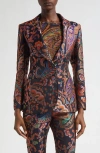 Etro Paisley Brocade Jacket In Multi