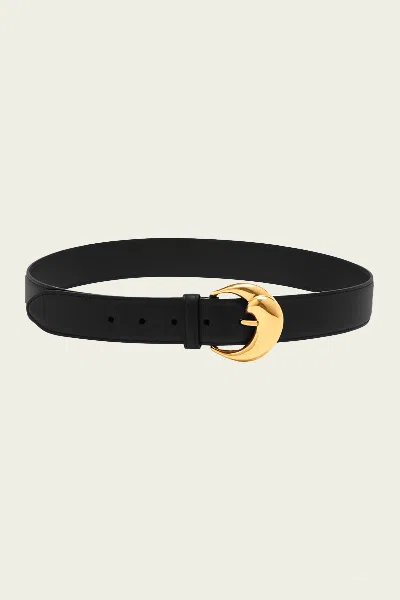 Etro Paisley-buckle Leather Belt In Black