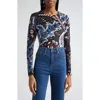 Etro Cropped Long Sleeve Top In S9880