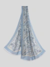 Etro Paisley Cashmere Scarf In Light Blue