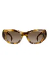 Etro Paisley Cat-eye Sunglasses In Brown