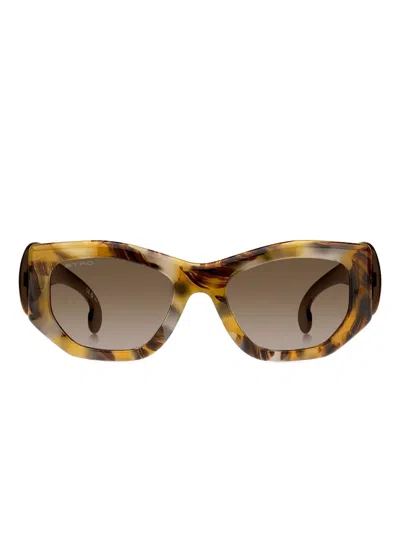 Etro Paisley Cat-eye Sunglasses In Brown