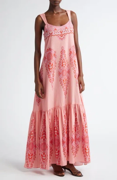 ETRO ETRO PAISLEY COTTON & SILK MAXI DRESS