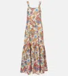 Etro Paisley Print Cotton Maxi Dress