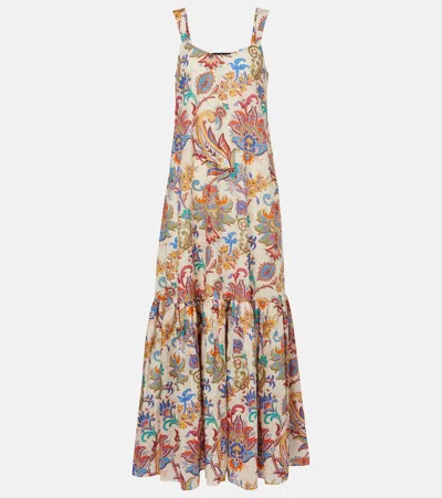 Etro Paisley Cotton Maxi Dress