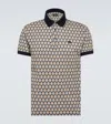 ETRO PAISLEY COTTON PIQUET POLO SHIRT