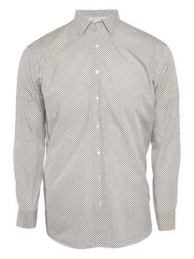 Pre-owned Etro Paisley Cotton Shirt In White