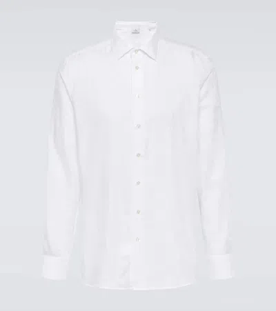 Etro Paisley Cotton Shirt In White
