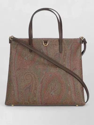 Etro Paisley Cotton Tote Bag Shoulder Strap