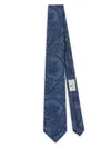 Etro Patterned Tie In Blue