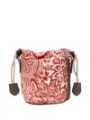 Etro Paisley Drawstring Bucket Bag