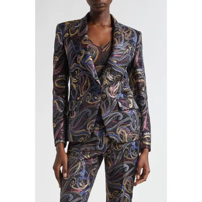 ETRO ETRO PAISLEY DUCHESSE SATIN BLAZER