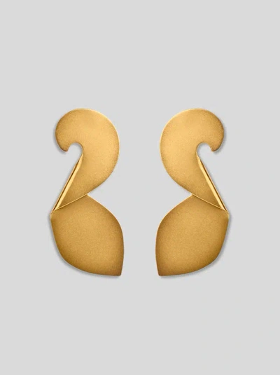 Etro Paisley Dangle Earrings In Gold