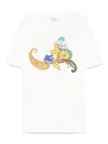 Etro Paisley-embroidered T-shirt In White