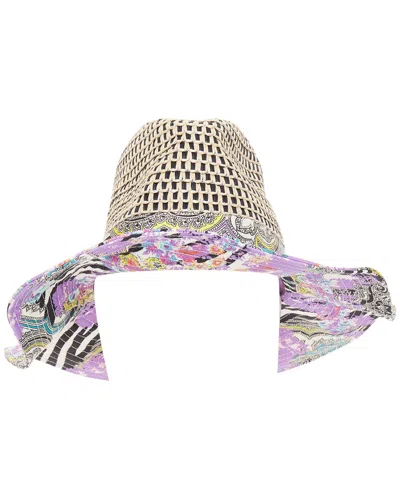 Pre-owned Etro Paisley Floppy Hat (authentic Pre-loved)