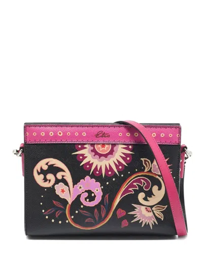 Pre-owned Etro Paisley Floral Crossbody Bag