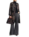Etro Paisley Floral Jacquard Coat In Multi-color