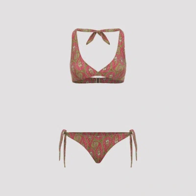 Etro Paisley Foliage Bikini Xs