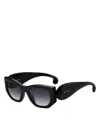 Etro Paisley Geometric Sunglasses, 53mm In Black