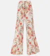 Etro Paisley High-rise Flared Jeans In Multicoloured
