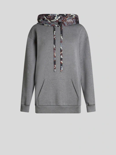 Etro Sweatshirt In Grey