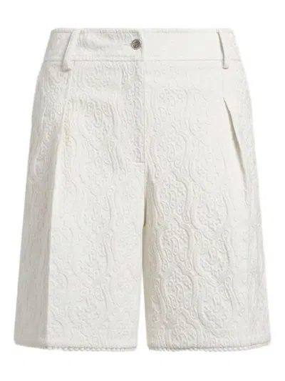 Etro Bermudas Aus Paisley-jacquard